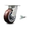 Service Caster 5 Inch Kingpinless Poly on Polyolefin Wheel Swivel Caster with Swivel Lock SCC SCC-KP30S520-PPUR-BSL - alternate 2